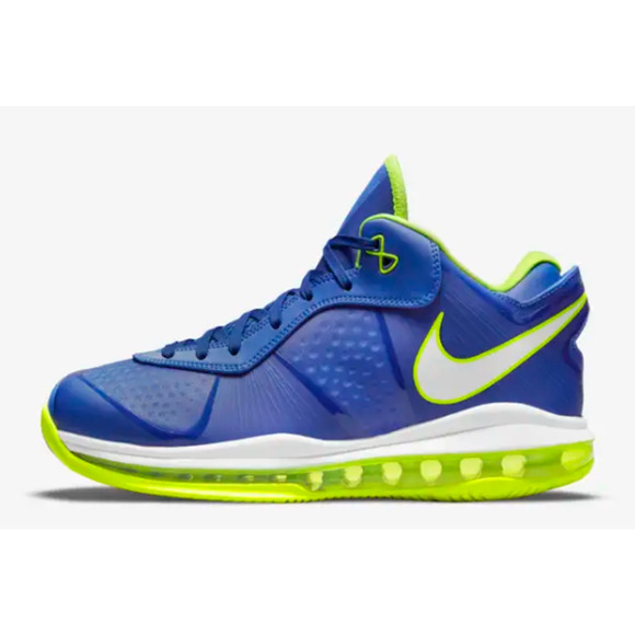 Nike Lebron VIII V/2 Low QS Treasure Blue/White Sprite DN1581-400 Men\'s 13.5 NEW main image 5